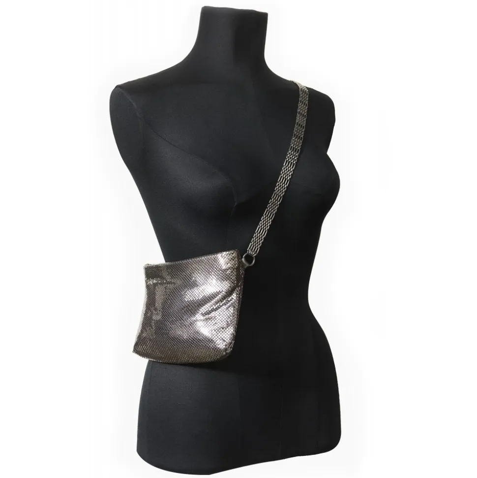 Laura B - Sam Body Bag - Shiny Dorè - Body Bag - Luxury High Quality Bag - Avvenice
