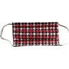 Leda Di Marti - Pied de Poul Red - 5 High Quality Protection Mask - Coronavirus - COVID19 - Made in Italy - Avvenice