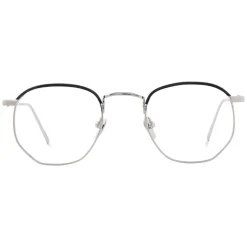 Linda Farrow - 586 C3 Angular Optical Frames - White Gold - Linda Farrow Eyewear - Avvenice