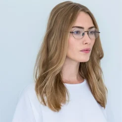 Linda Farrow - 520 C4 Angular Optical Frames - Nickel and Yellow Gold - Linda Farrow Eyewear - Avvenice