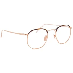 Linda Farrow - 586 C4 Angular Optical Frames - Rose Gold - Linda Farrow Eyewear - Avvenice