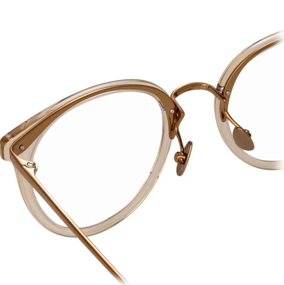 Linda Farrow - 722 C12 Aviator Optical Frames - Ash - Linda Farrow Eyewear - Avvenice