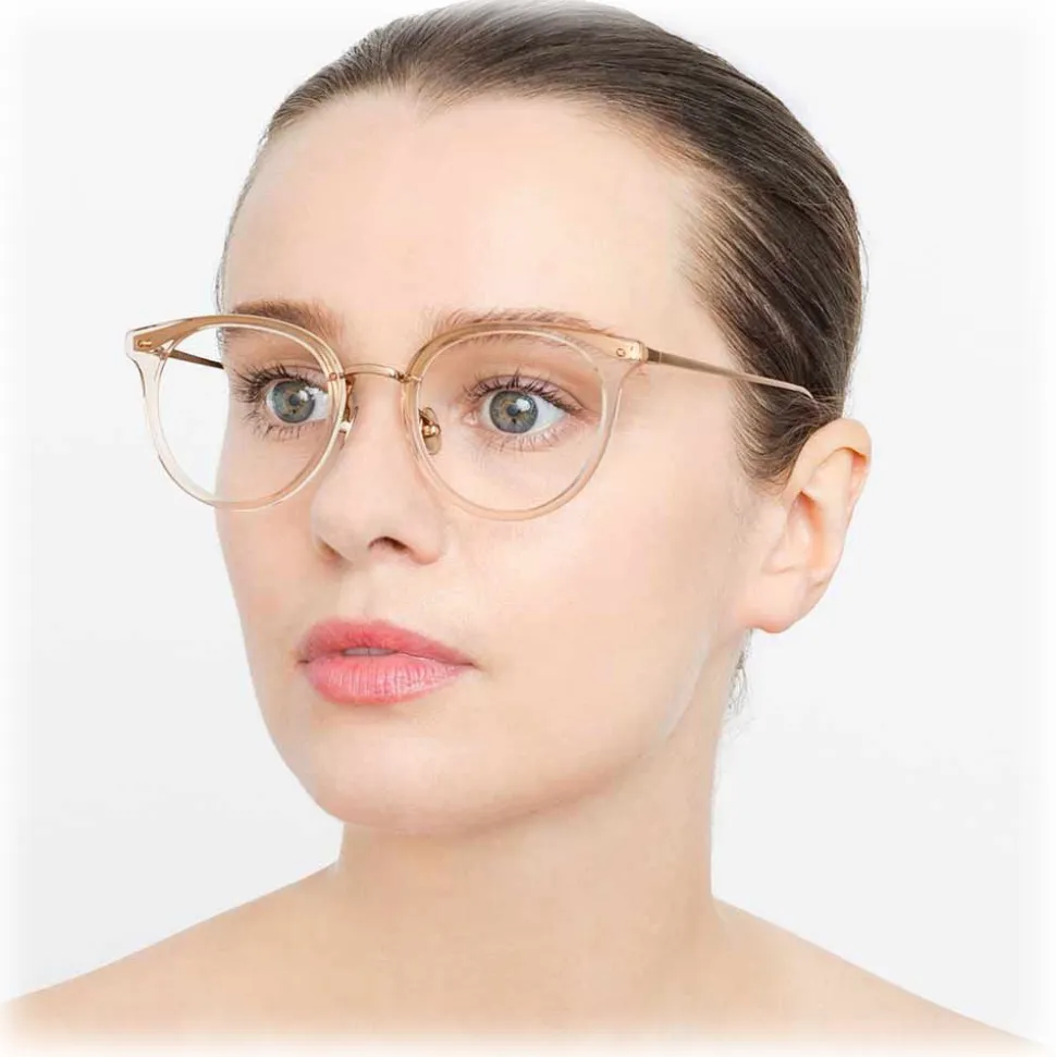 Linda Farrow - 722 C12 Aviator Optical Frames - Ash - Linda Farrow Eyewear - Avvenice