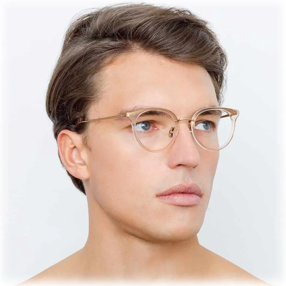 Linda Farrow - 722 C12 Aviator Optical Frames - Ash - Linda Farrow Eyewear - Avvenice