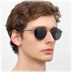 Linda Farrow - 876 C6 Aviator Sunglasses - Nickel - Linda Farrow Eyewear - Avvenice