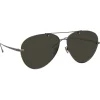 Linda Farrow - 859 C5 Aviator Sunglasses - Nickel - Linda Farrow Eyewear - Avvenice