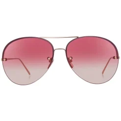 Linda Farrow - 574 C7 Aviator Sunglasses - Rose Gold - Linda Farrow Eyewear - Avvenice