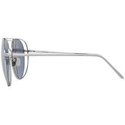 Linda Farrow - 575 C2 Aviator Sunglasses - White Gold - Linda Farrow Eyewear - Avvenice