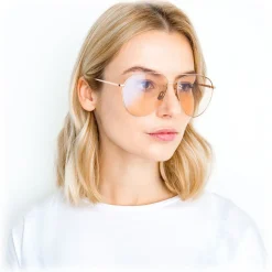 Linda Farrow - 624 C7 Aviator Sunglasses - Rose Gold - Linda Farrow Eyewear - Avvenice