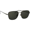 Linda Farrow - 559 C6 Aviator Sunglasses - Nickel & Black - Linda Farrow Eyewear - Avvenice