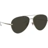 Linda Farrow - 859 C7 Aviator Sunglasses - White Gold - Linda Farrow Eyewear - Avvenice