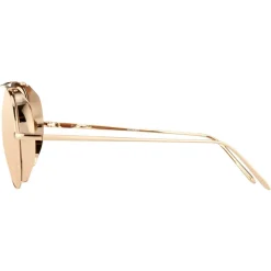 Linda Farrow - 426 C3 Aviator Sunglasses - Rose Gold - Linda Farrow Eyewear - Avvenice