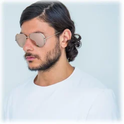 Linda Farrow - 426 C3 Aviator Sunglasses - Rose Gold - Linda Farrow Eyewear - Avvenice