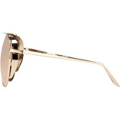 Linda Farrow - 425 C3 Aviator Sunglasses - Rose Gold - Linda Farrow Eyewear - Kourtney Kardashian - Olivia Munn - Official - Avvenice