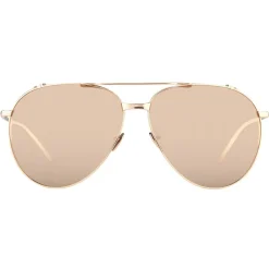 Linda Farrow - 425 C3 Aviator Sunglasses - Rose Gold - Linda Farrow Eyewear - Kourtney Kardashian - Olivia Munn - Official - Avvenice