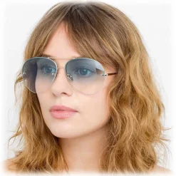 Linda Farrow - 574 C10 Aviator Sunglasses - Yellow Gold - Linda Farrow Eyewear - Avvenice