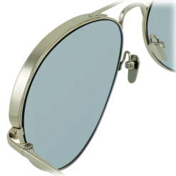 Linda Farrow - 594 C6 Aviator Sunglasses - White Gold - Linda Farrow Eyewear - Avvenice