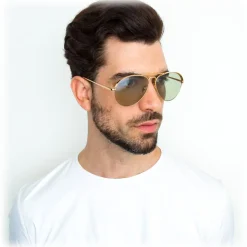 Linda Farrow - 594 C5 Aviator Sunglasses - Yellow Gold - Linda Farrow Eyewear - Avvenice