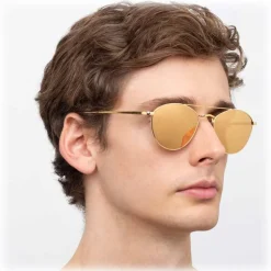 Linda Farrow - 876 C1 Aviator Sunglasses - Yellow Gold - Linda Farrow Eyewear - Avvenice