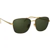Linda Farrow - 559 C4 Aviator Sunglasses - Yellow Gold and Tortoiseshell - Linda Farrow Eyewear - Avvenice