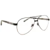 Linda Farrow - 533 C8 Aviator Optical Frames - Black - Linda Farrow Eyewear - Avvenice