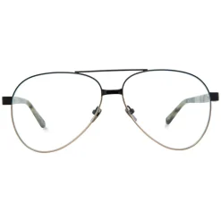 Linda Farrow - 533 C8 Aviator Optical Frames - Black - Linda Farrow Eyewear - Avvenice