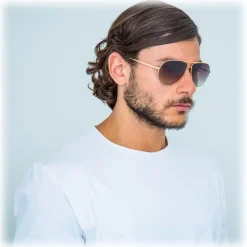 Linda Farrow - 501 C6 Aviator Sunglasses - Rose Gold - Linda Farrow Eyewear - Avvenice