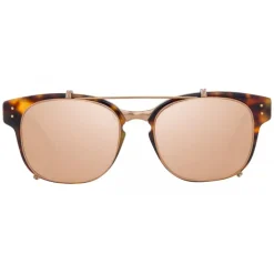 Linda Farrow - 666 C3 Aviator Sunglasses - Rose Gold - Linda Farrow Eyewear - Avvenice