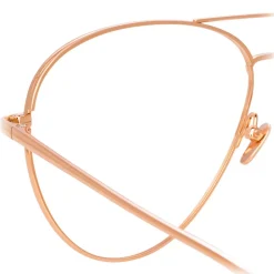 Linda Farrow - 751 C3 Aviator Optical Frames - Rose Gold - Linda Farrow Eyewear - Avvenice