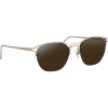 Linda Farrow - 538 C6 Browline Sunglasses - Rose Gold - Linda Farrow Eyewear - Avvenice