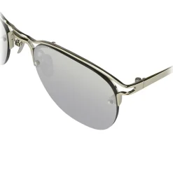 Linda Farrow - 538 C2 Browline Sunglasses - White Gold - Linda Farrow Eyewear - Avvenice