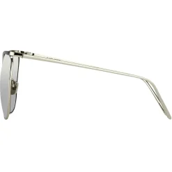 Linda Farrow - 509 C2 Browline Sunglasses - White Gold - Linda Farrow Eyewear - Gigi Hagid - Elle Macpherson - Official - Avvenice