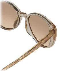 Linda Farrow - 517 C4 Cat Eye Sunglasses - Ash - Linda Farrow Eyewear - Avvenice