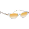 Linda Farrow - 965 C4 Cat Eye Sunglasses - Clear - Linda Farrow Eyewear - Avvenice