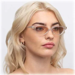 Linda Farrow - 965 C4 Cat Eye Sunglasses - Clear - Linda Farrow Eyewear - Avvenice