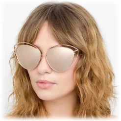 Linda Farrow - 697 C3 Cat Eye Sunglasses - Rose Gold - Linda Farrow Eyewear - Avvenice