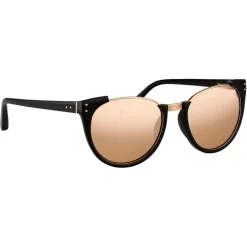 Linda Farrow - 136 C21 Cat Eye Sunglasses - Tea Rose - Linda Farrow Eyewear - Avvenice