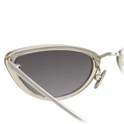 Linda Farrow - 709 C7 Cat Eye Sunglasses - Truffle - Linda Farrow Eyewear - Avvenice
