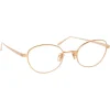 Linda Farrow - 796 C3 Cat Eye Optical Frames - Rose Gold - Linda Farrow Eyewear - Avvenice