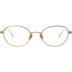 Linda Farrow - 796 C3 Cat Eye Optical Frames - Rose Gold - Linda Farrow Eyewear - Avvenice