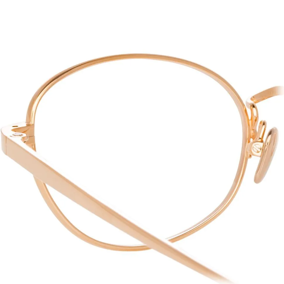 Linda Farrow - 796 C3 Cat Eye Optical Frames - Rose Gold - Linda Farrow Eyewear - Avvenice