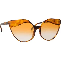 Linda Farrow - 871 C4 Cat Eye Sunglasses - Tortoiseshell - Linda Farrow Eyewear - Avvenice