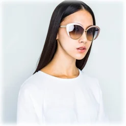 Linda Farrow - 579 C4 Cat Eye Sunglasses - Pink - Linda Farrow Eyewear - Avvenice