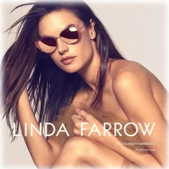 Linda Farrow - 855 C6 Cat Eye Sunglasses - Rose Gold and Peach - Linda Farrow Eyewear - Alessandra Ambrosio Official - Avvenice