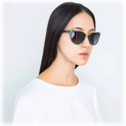 Linda Farrow - 136 C37 Cat Eye Sunglasses - Jade - Linda Farrow Eyewear - Avvenice