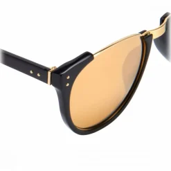 Linda Farrow - 136 C10 Cat Eye Sunglasses - Black - Linda Farrow Eyewear - Avvenice