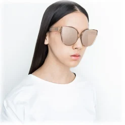 Linda Farrow - 656 C5 Cat Eye Sunglasses - Ash - Linda Farrow Eyewear - Avvenice