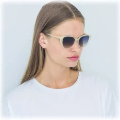 Linda Farrow - 517 C7 Cat Eye Sunglasses - Sherbet - Linda Farrow Eyewear - Avvenice