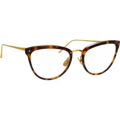 Linda Farrow - 683 C11 Cat Eye Optical Frames - Tortoiseshell - Linda Farrow Eyewear - Avvenice