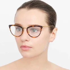 Linda Farrow - 683 C11 Cat Eye Optical Frames - Tortoiseshell - Linda Farrow Eyewear - Avvenice